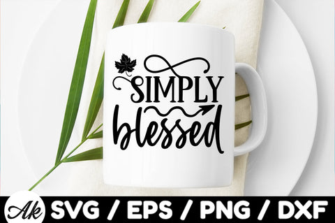 Simply blessed svg SVG akazaddesign 