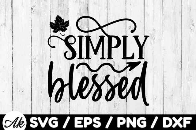 Simply blessed svg SVG akazaddesign 