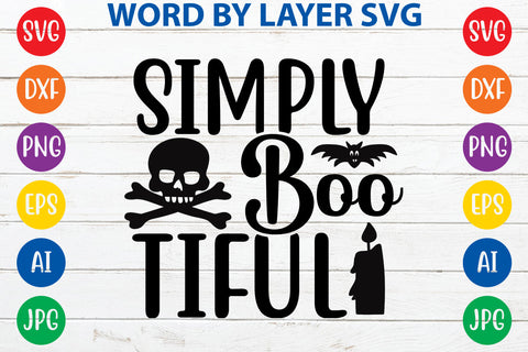Simply Boo Tiful SVG Design SVG Rafiqul20606 