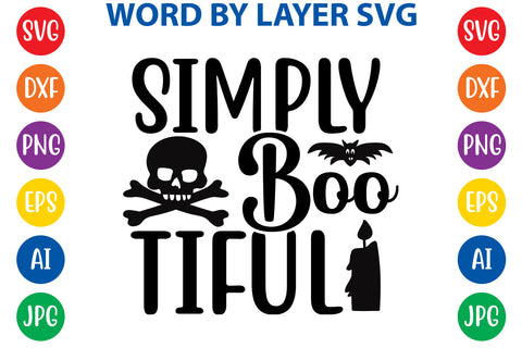 Simply Boo Tiful SVG Design SVG Rafiqul20606 