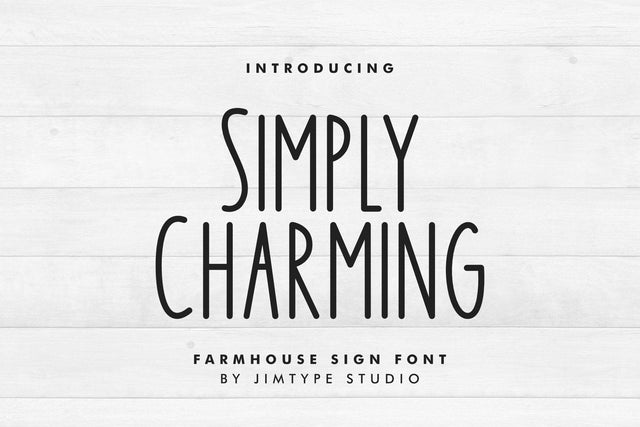 Simply Charming- Tall and Skinny Font Font Jimtype Studio 