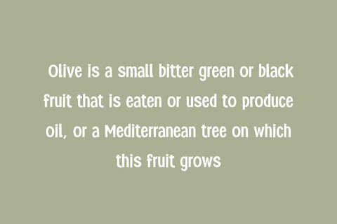 Simply Olive - a Fancy Casual Font Font nhfonts 