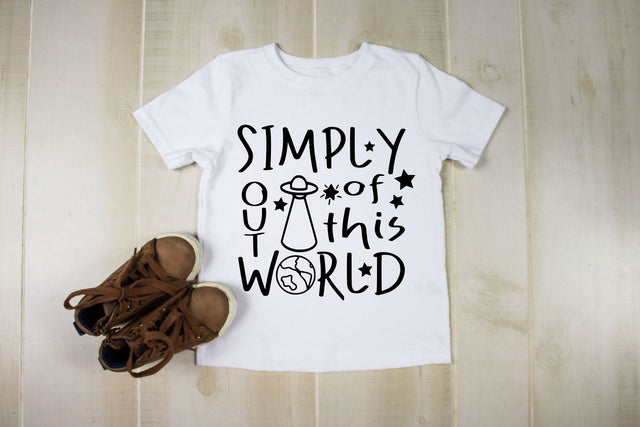 Simply Out Of This World Svg, Png, Dxf | Little Boy Space Design SVG RedFoxDesignsUS 