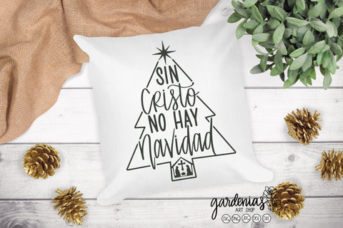 Sin Cristo no hay Navidad | Spanish Christmas SVG Gardenias Art Shop 