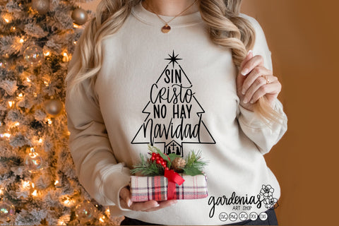 Sin Cristo no hay Navidad | Spanish Christmas SVG Gardenias Art Shop 