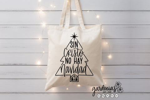 Sin Cristo no hay Navidad | Spanish Christmas SVG Gardenias Art Shop 