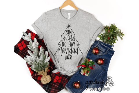 Sin Cristo no hay Navidad | Spanish Christmas SVG Gardenias Art Shop 