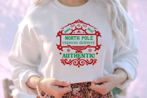 Since 1847 North pole express delivery authentic SVG SVG DESIGNISTIC 