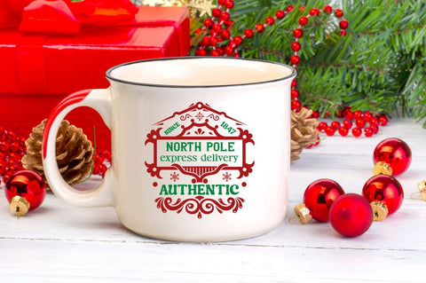 Since 1847 North pole express delivery authentic SVG SVG DESIGNISTIC 