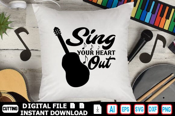 Sing Your Heart out SVG Craftlabsvg24 