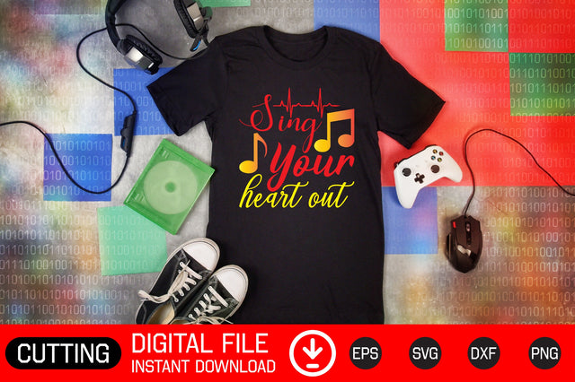Sing Your Heart Out SVG CraftlabSvg29 