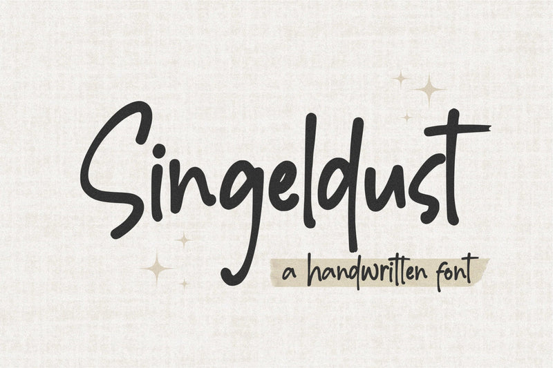 Singeldust Font Qwrtype Foundry 