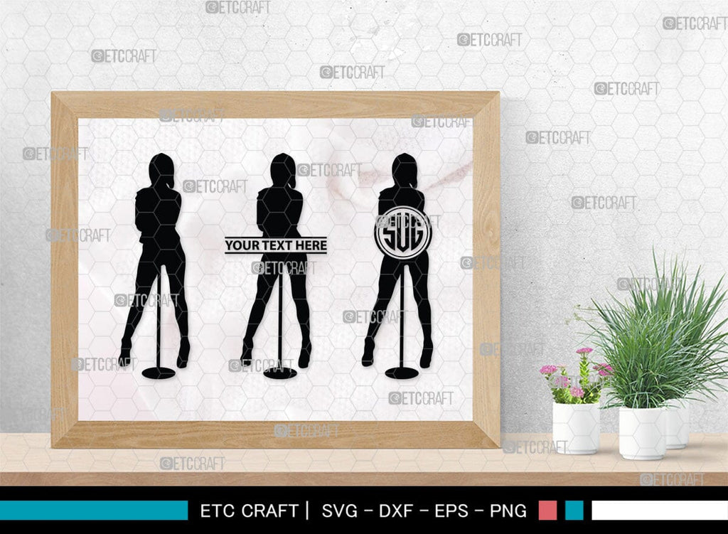 Singer Monogram, Singer Silhouette, Singer SVG, Singing People Svg ...