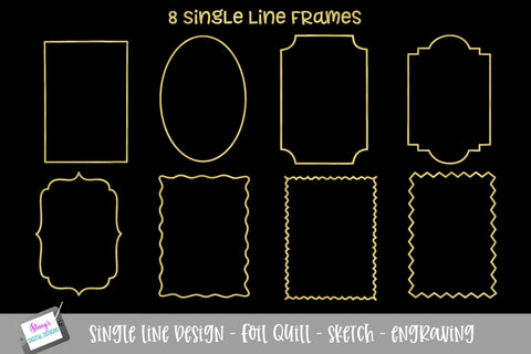 Single Line Bundle - 28 Elements - Foil Quill - Sketch SVG SVG Stacy's Digital Designs 