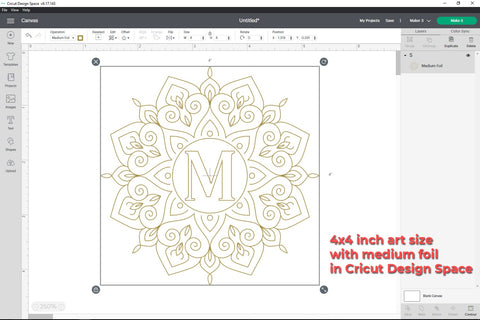 Single Line Design Mandala Monograms A to Z SVG For Foil Quill SVG Slim Studio 