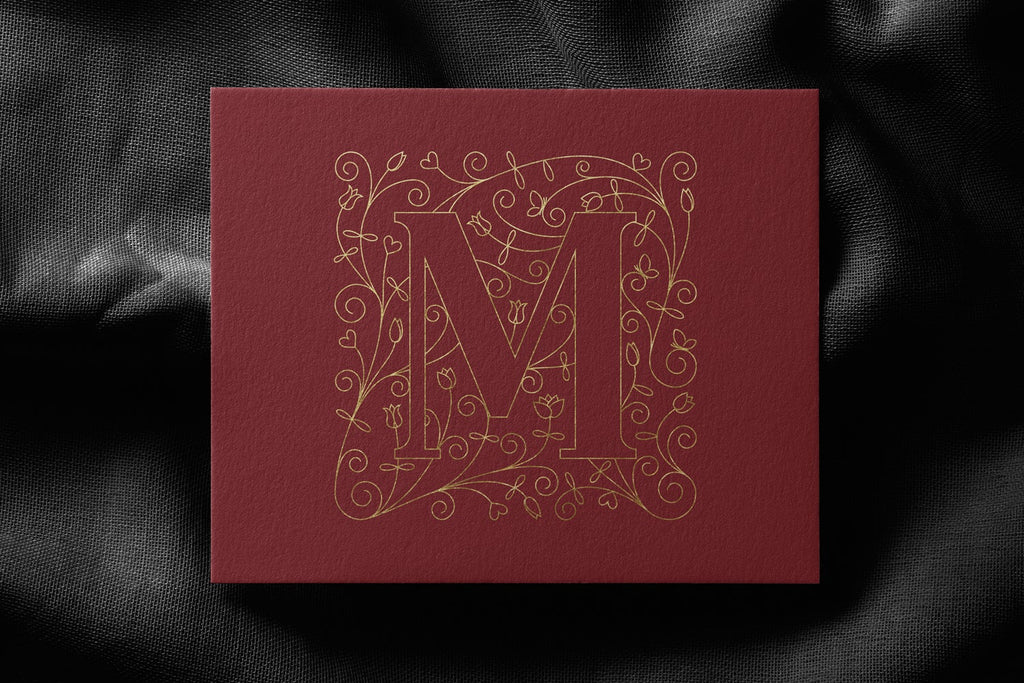 Single Line Monogram A to Z SVG For Foil Quill - So Fontsy