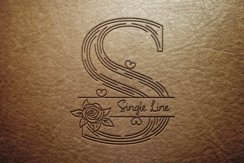 Single Line Split Alphabets A to Z SVG for Foil Quill SVG Slim Studio 