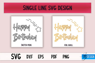 Single Line SVG | Foil Quill Sayings | Engraving Tools SVG Fly Design 