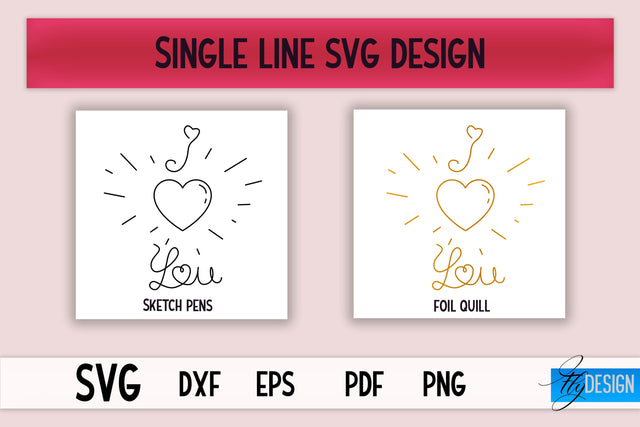 Single Line SVG | Foil Quill Sayings | Engraving Tools SVG Fly Design 