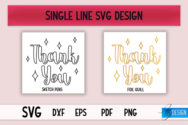 Single Line SVG | Foil Quill Sayings | Engraving Tools SVG Fly Design 