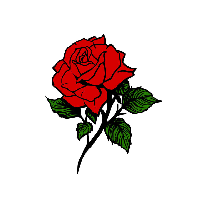 Single Red Rose png, Flower Download png print to Cut file, Rose, Clip art download, wedding gift, Rose Flower, download, cricut silhouette Sublimation Whitetailcrafts 