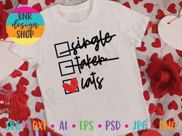 Single Taken Cats SVG SVG BNRDesignShop 