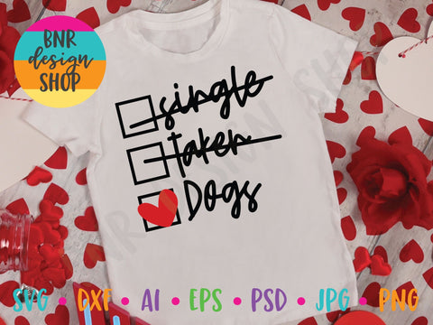 Single Taken Dogs SVG SVG BNRDesignShop 