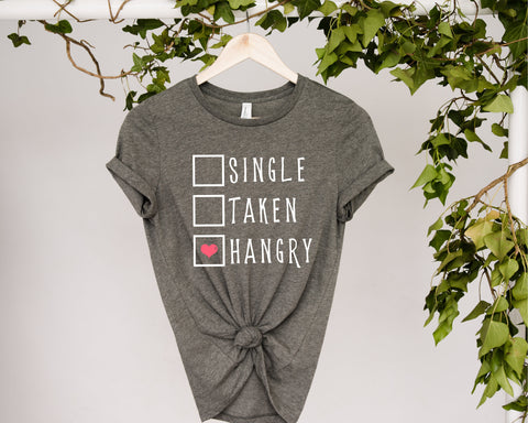 Single Taken Hangry svg, Single, Taken, Hangry PNG SVG, Valentine svg, Valentine's Day Sublimation, be mine Valentine, Hangry svg, png dxf SVG Fauz 