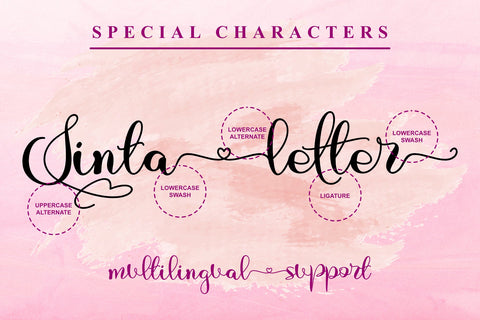 Sinta Letter Font Andrey Design 