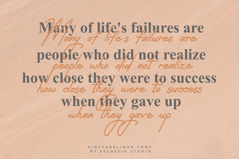 Sintyabelinda Font Zeenesia Std 