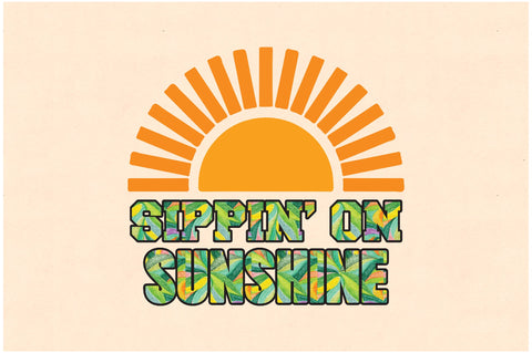 Sippin’ on Sunshine Sublimation Sublimation Jagonath Roy 