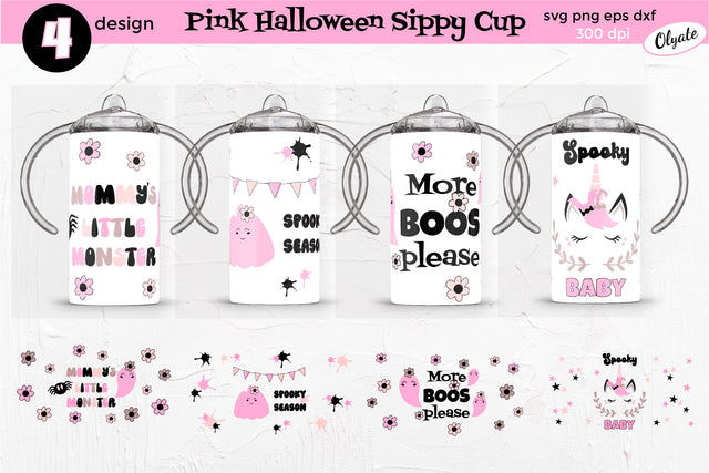 Sippy Cup Halloween SVG PNG. Kids Tumbler. Baby Halloween SVG Olga Terlyanskaya 