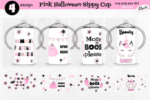 Sippy Cup Halloween SVG PNG. Kids Tumbler. Baby Halloween SVG Olga Terlyanskaya 