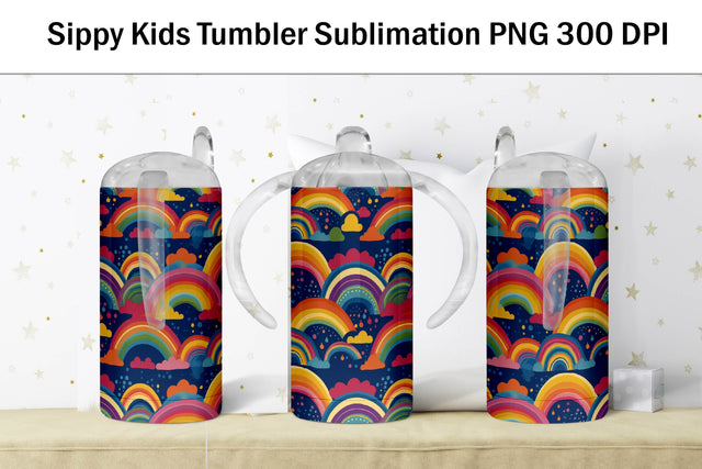 Sippy Cup Sublimation. 12 oz Sippy Kids Tumbler Wrap. Sublimation Samaha Design 