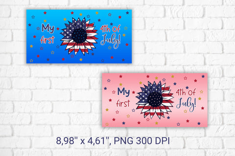 Sippy cup sublimation | My first 4th of July Sublimation Svetana Studio 