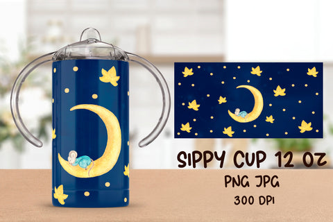 Bee Sippy Cup Tumbler Sublimation. 12 oz Sippy Kids Tumbler. - So Fontsy