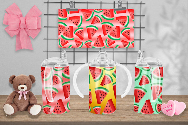 Sippy tumbler sublimation | Watermelon tumbler Sublimation Svetana Studio 
