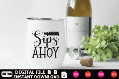 Sips Ahoy SVG Shahin alam 