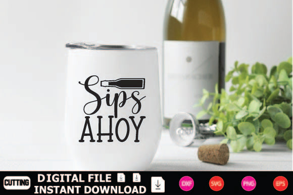 Sips Ahoy SVG Shahin alam 