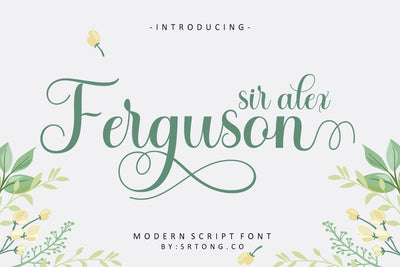 Sir Alex Ferguson Font Nanda Putra Sukmayadi 