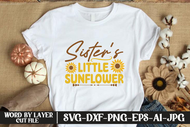 Siste Little Sunflower SVG CUT FILE SVG MStudio 