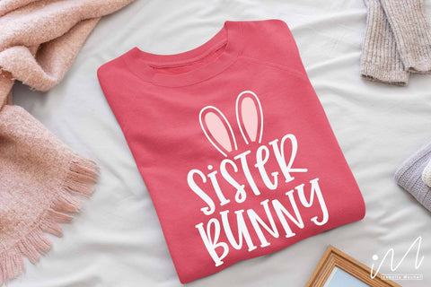 Sister bunny svg, Easter sister svg SVG Isabella Machell 