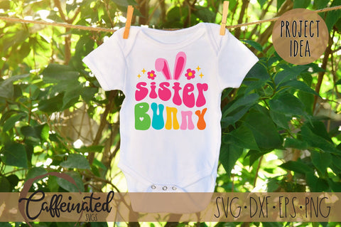 Sister Bunny SVG SVG Caffeinated SVGs 