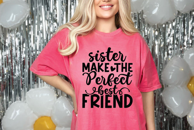 sister make the perfect best friend SVG md faruk hossain 
