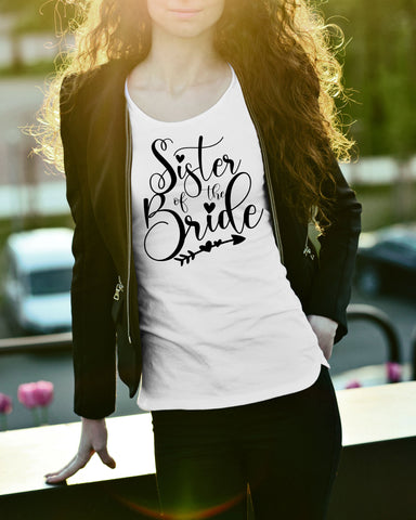 Sister of bride svg, Sister of bride gift, Sister of bride robe, Sister of bride shirt, Sister of bride wedding, , Cricut, Dxf,Pdf,Png,Ai SVG MyDesiredSVG 