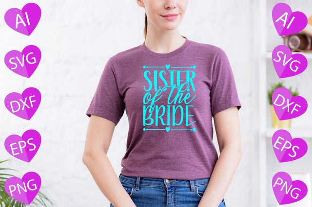 Sister of the Bride SVG CraftlabSvg29 