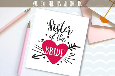 Sister of the Bride SVG SVG VectorSVGdesign 
