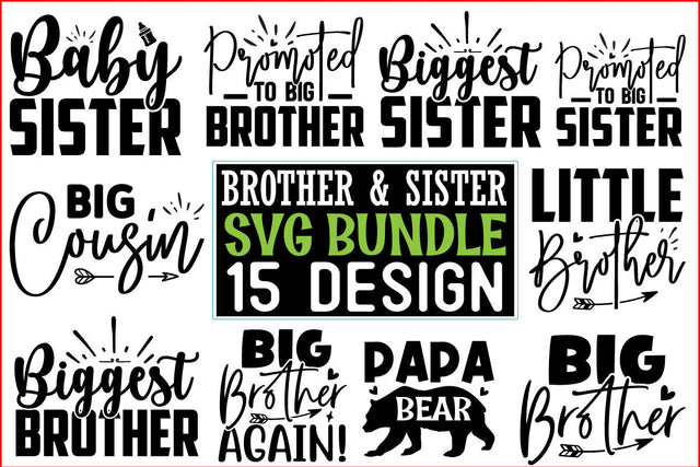 Sister SVG Design Bundle SVG CraftingStudio 