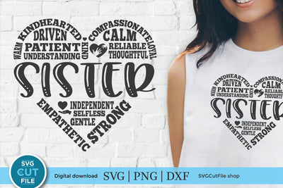 Sister svg subway art SVG SVG Cut File 