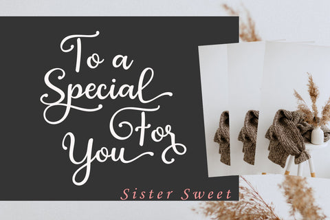 Sister Sweet Font Sulthan studio 